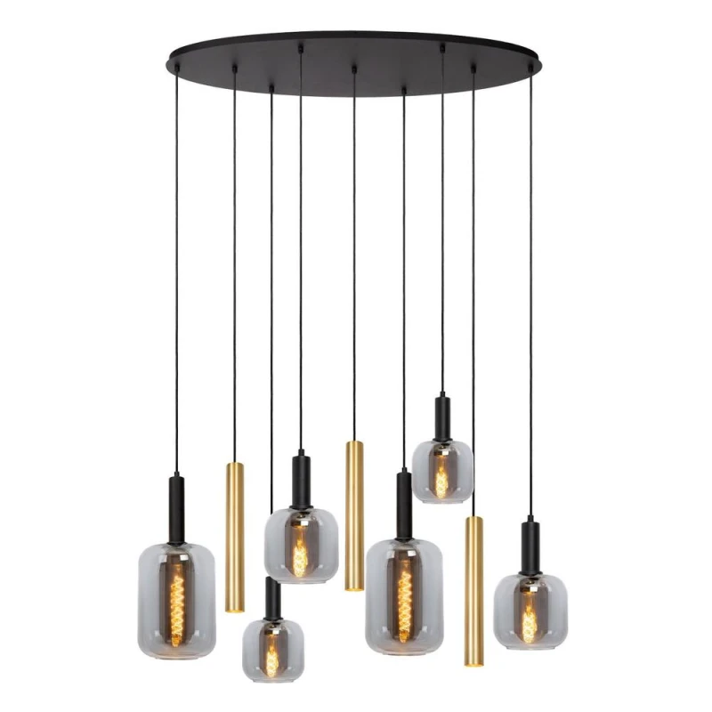 Image of Netlighting Joanet Pendant light 6xE27 Brass in Gold Gold Unisex