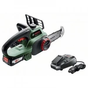 Image of Bosch Home and Garden UniversalChain 18 Rechargeable battery Chainsaw w/o battery, + guard Blade length 200 mm