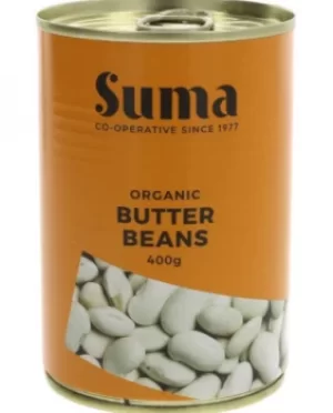 Image of Suma Org Butter Beans 400g