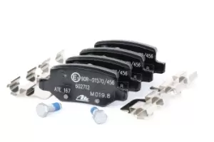 Image of ATE Brake pad set MERCEDES-BENZ 13.0460-2712.2 1694200420,1694201120,1694201420 1694201720,A1694200420,A1694201120,A1694201420,A1694201720