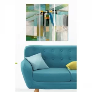 Image of MDF88601464 Multicolor Decorative MDF Painting (3 Pieces)