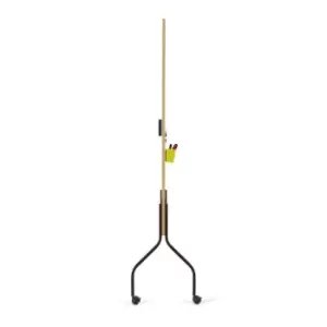 Image of ROCADA Natural Whiteboard with Magnetic Dry Wipe Surface 75x115cm - Oak