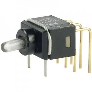 Image of NKK Switches G12JPCF Toggle switch 28 V DCAC 0.1 A 1 x OnOn latch