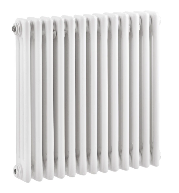 Image of Balterley Triple Column Traditional Radiator 600 x 605mm - High Gloss White White Unisex