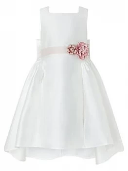 Image of Monsoon Girls Cynthia High Low Dress - Ivory, Size 12-13 Years, Women