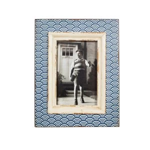 Image of Sass & Belle Blue Wave Photo Frame