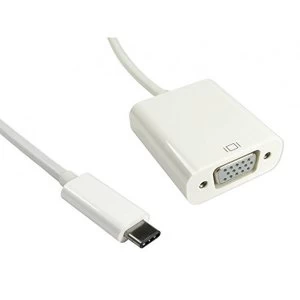 Image of USB Type C Male to VGA Female Adapter Cable, 15cm