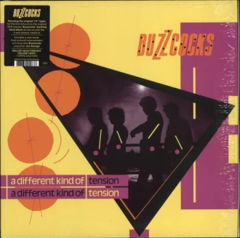 Image of Buzzcocks A Different Kind Of Tension - 180gm Yellow Vinyl 2019 UK vinyl LP REWIGLP128X