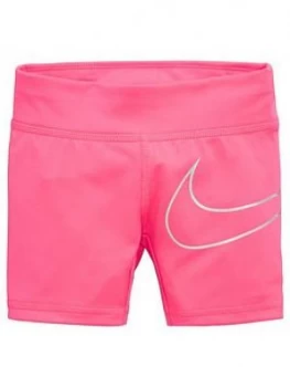 Image of Nike Younger Girls Dri-Fit Cycling Shorts - Pink