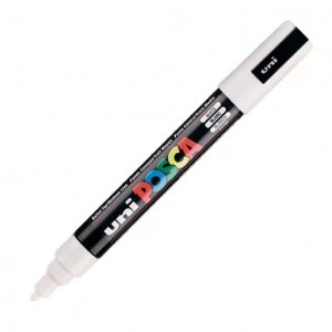 Image of Posca PC-5M Marker Medium White PK1