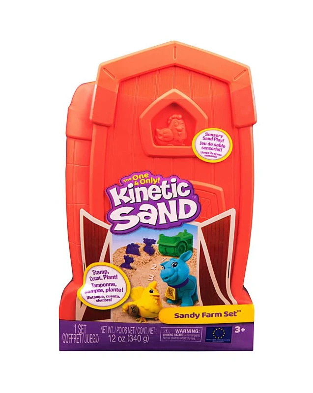 Image of Kinetic Sand Kinetic Sand Sandy Farm set - Kinetic Sand Male RN40801