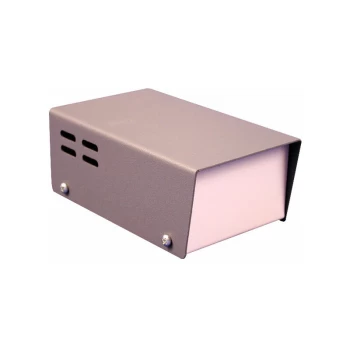 Image of 512-0900 Ventilated Steel Instrument Case 124x76x51mm Steel Grey - Hammond