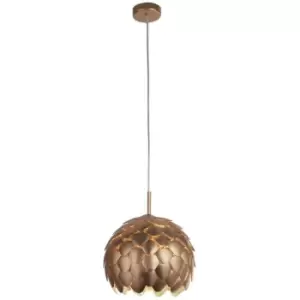 Image of Searchlight ARTICHOKE - 1 Light Dome Ceiling Pendant - Metalic Copper