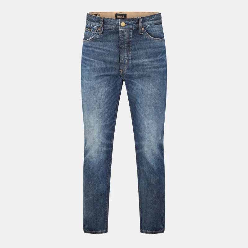 Image of Boss Mens L Ogden Slim Fit Jeans Navy male 33W R