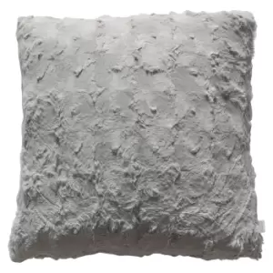 Image of Stamford Faux Fur Cushion Grey