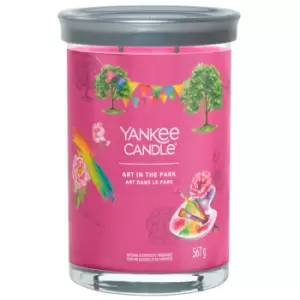 Image of Yankee Candle Tumbler Candles Large Art In The Park 567g