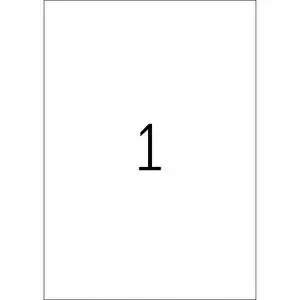 Image of HERMA Neon labels A4 210x297mm luminous yellow paper matt 20 pcs.