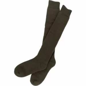 Image of Barbour Mens Wellington Knee Socks Navy Medium