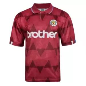 Image of Manchester City 1989 Away Retro Football Shirt