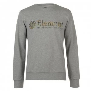 Image of Element Crew Sweatshirt Mens - Grey Glimpse