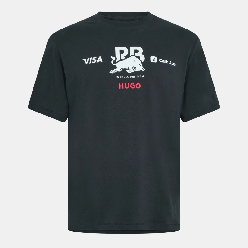 Image of Hugo Racing Bulls Tsunoda F1 2025 T-Shirt Black male XS