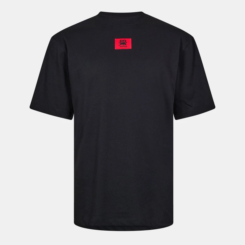 Image of HUGO X RB Drambok Cotton-Jersey T-Shirt - XL Black Tops male 50530039-001 XL