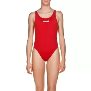 Image of Arena Women Sports Swimsuit Solid Swim Tech High - Red