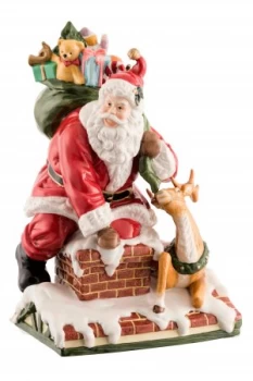 Image of Aynsley Santa on Roof Ornament