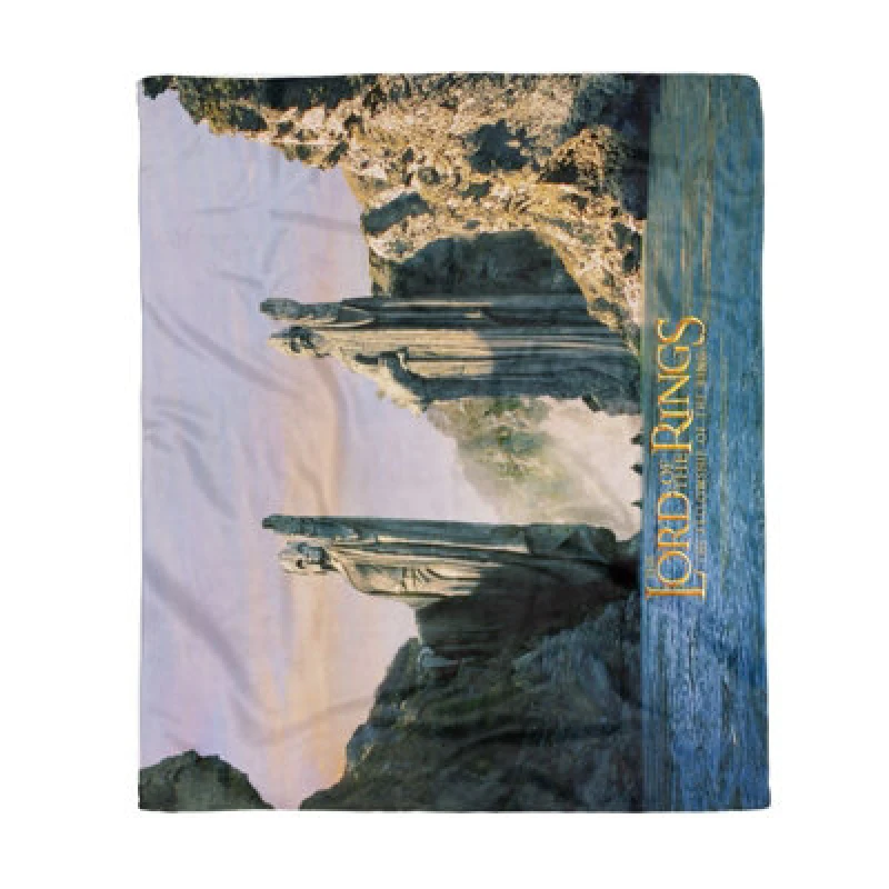 Image of Lord Of The Rings Argonath Fleece Blanket - M