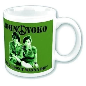 Image of John Lennon - I don't wanna be a soldier Boxed Standard Mug