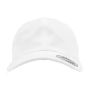 Image of Flexfit Unisex Low Profile Cotton Twill Cap (One Size) (White)