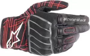 Image of Alpinestars MM93 Losail V2 Motorcycle Gloves, black-grey-red, Size 2XL, black-grey-red, Size 2XL