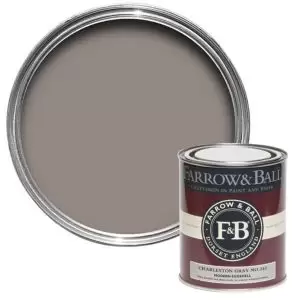 Image of Farrow & Ball Modern Charleston Gray No. 243 Eggshell Paint, 750Ml