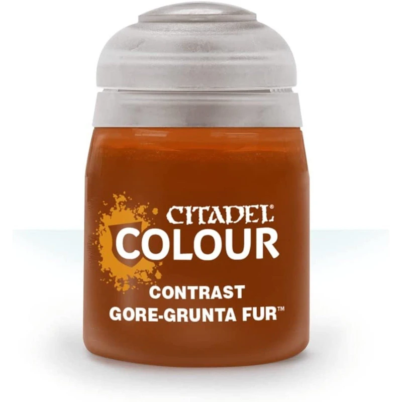 Image of Citadel Games Workshop Colour Contrast: Gore Grunta Fur (18ml) Paint Multi