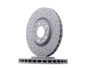 Image of ZIMMERMANN Brake disc 110.2212.52 Brake rotor,Brake discs ALFA ROMEO,159 Sportwagon (939),GIULIETTA (940),159 (939),Brera (939_),SPIDER (939)