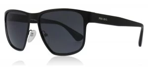 Image of Prada PR55SS Sunglasses Black 7AX5Z1 Polariserade 55mm