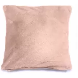 Image of Home Brigitte Faux Fur Filled Cushion, Blush, 43 x 43cm - By Caprice
