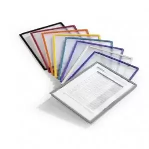 Image of Durable SHERPA Display Panel A4 Assorted Pack of 10