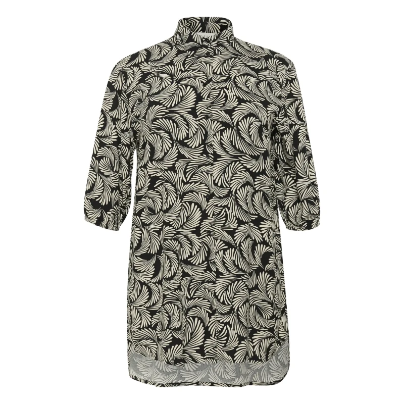 Image of KAFFE Curve Womens blouse KAFFE Curve Sonna Noir Female 46