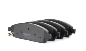 Image of RIDEX Brake pad set 402B0359 Brake pads,Brake pad set, disc brake JEEP,GRAND CHEROKEE III (WH, WK),Commander (XK, XH)