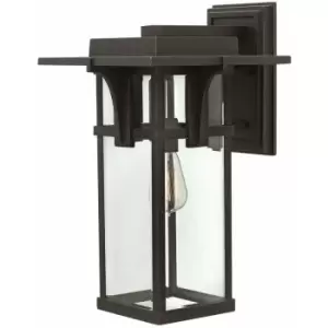 Image of Loops - Outdoor IP44 Wall Light Oil Rubbed Bronze LED E27 100W d01362