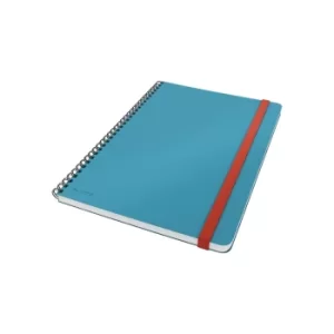 Image of Cosy Notebook Soft Touch Ruled, Wirebound Calm Blue