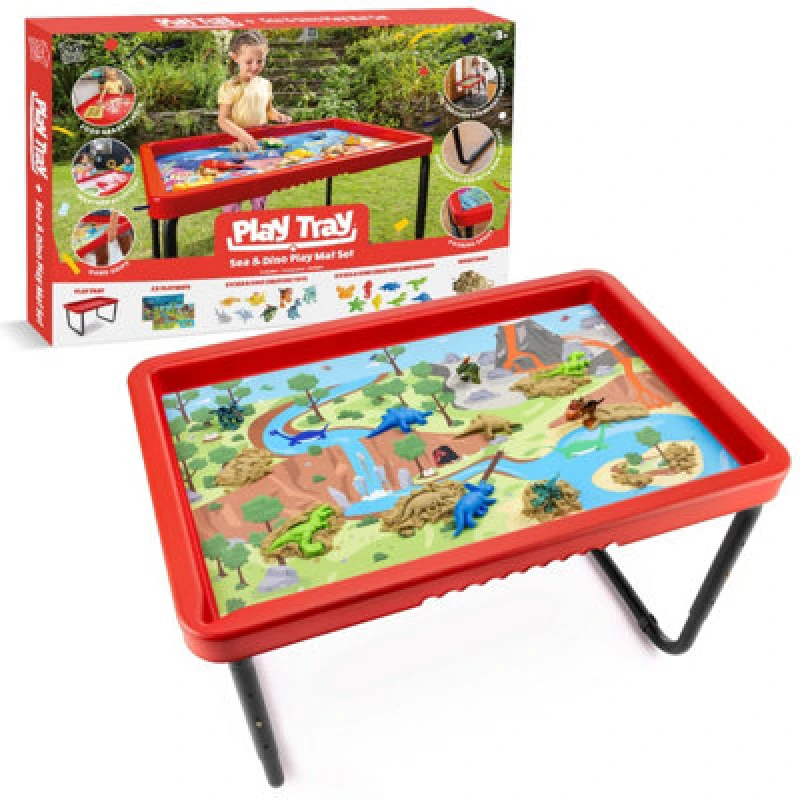 Image of Play tray Play Tray Sea and Dino Play Mat Set