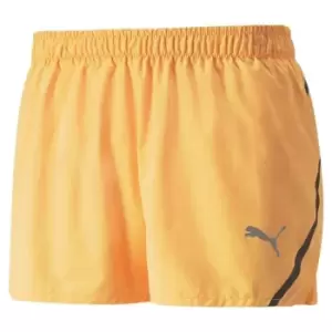 Image of Puma Split Shorts Mens - Orange