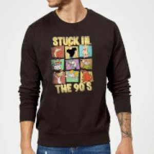 Image of Cartoon Network Stuck In The 90s Sweatshirt - Black
