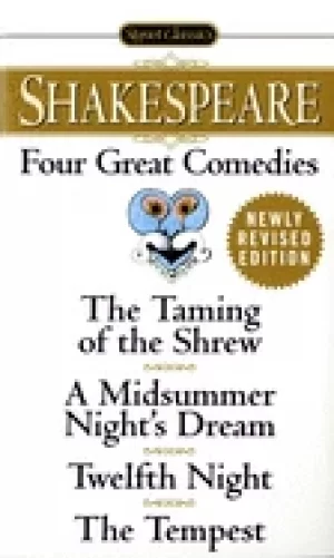 Image of four great comedies the taming of the shrew a midsummer nights dream twelft