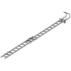 Image of Youngman Double Section 6.01m Aluminium Roof Ladder