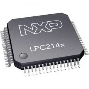 Image of Embedded microcontroller LPC2141FBD64151 LQFP 64 10x10 NXP Semiconductors 1632 Bit 60 MHz IO number 45