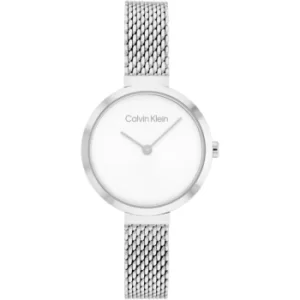 Image of Ladies CALVIN KLEIN Minimalistic T-Bar Mesh Watch