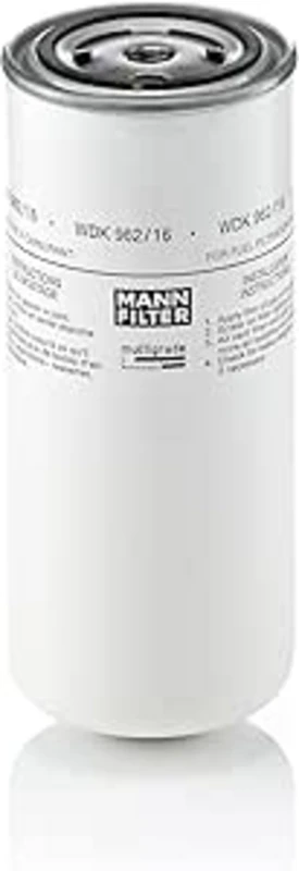 Image of MANN-FILTER WDK 962/16 Fuel Filter Spin-on Filter, for high pressure levels IVECO: EuroCargo I-III Fuel filter (9)